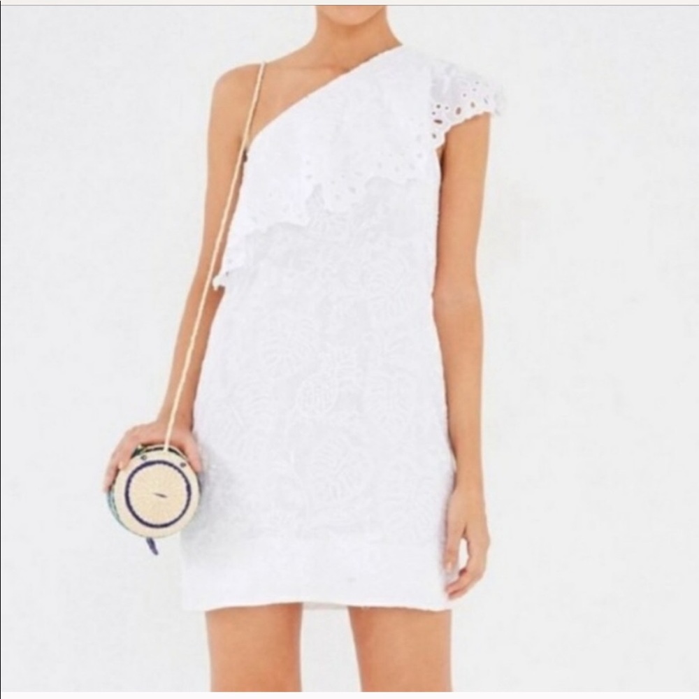 Farm rio one shoulder mini dress, M, NWT